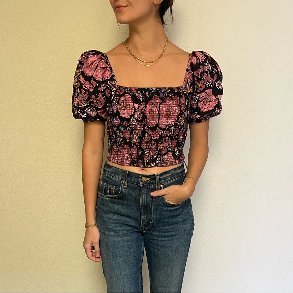 Cleobella puff sleeve top